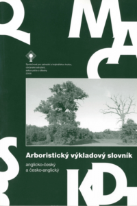 Arboristický výkladový slovník anglicko-český a česko-anglický - predná strana