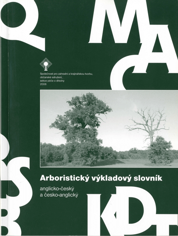 Arboristický výkladový slovník anglicko-český a česko-anglický - predná strana